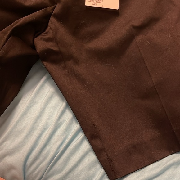 NWT Women’s Simply Vera‎ Vera Wang size 4  shorts Rich Black zipper front - Picture 12 of 13